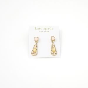 Kate Spade Pink Stone Earrings
